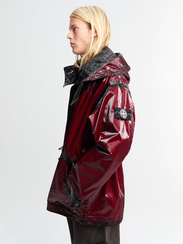 Stone Island - 4100079 Short Parka in Burgundy