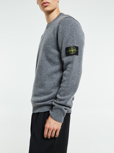 Stone Island - 5100072 Crewneck in Cement Melange