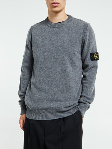 Stone Island - 5100072 Crewneck in Cement Melange