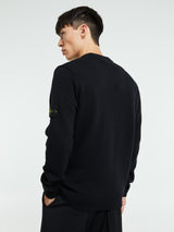 Stone Island - 5100033 V-Neck Jersey in Black