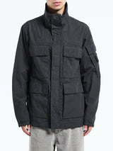 Stone Island - Q100011 Short Parka in Lead Grey