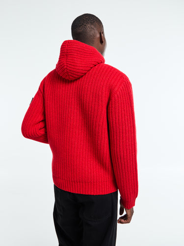 Stone Island - 5100069 Hoodie in Scarlet Melange