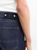 Stone Island - J100005 Indigo Denim-Rinsed Trousers in Blue Rinse