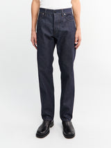 Stone Island - J100005 Indigo Denim Trousers in Blue Raw