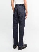 Stone Island - J100005 Indigo Denim Trousers in Blue Raw