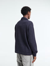 Stone Island - 6100054 Vanisé Brushed Heavy Cotton Jersey Polo in Ink