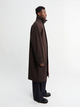 Studio Nicholson - Raglan Wool Coat in Espresso