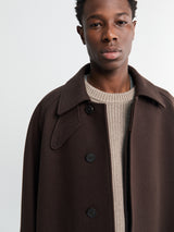 Studio Nicholson - Raglan Wool Coat in Espresso