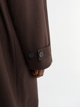 Studio Nicholson - Raglan Wool Coat in Espresso