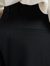 Studio Nicholson - Women's Double Pleat Volume Pants in Black