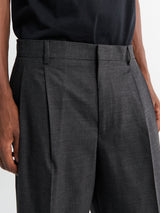 Sunflower - Wide Pleated Trousers in Antracite