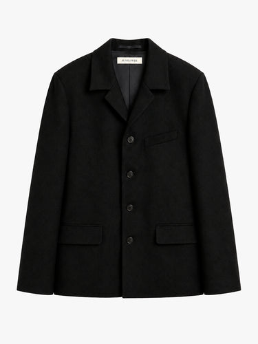 Sunflower - 4 Button Blazer Tropical Wool in Black