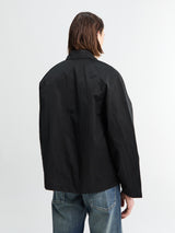 Sunflower - Short Raglan Coat in Black