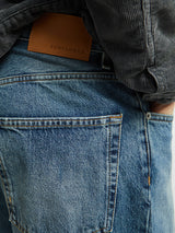 Sunflower - Wide Twist Jeans in Mid Blue