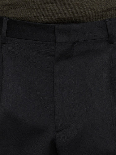 Sunflower - Wide Pleated Trousers in Black