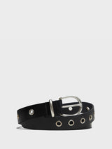 Sunflower - Eyelet Belt 3cm in Black