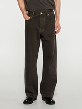Sunflower - Wide Twist Jeans in Vintage Brown
