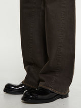 Sunflower - Wide Twist Jeans in Vintage Brown