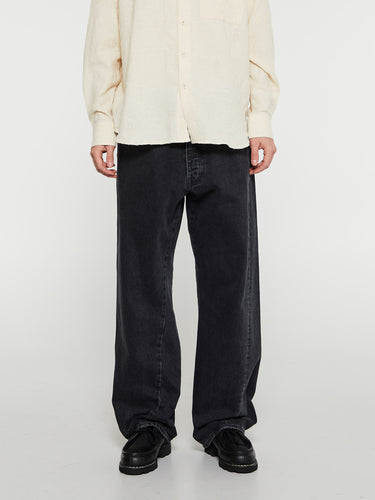 Sunflower - Wide Twist Jeans in Washed Black