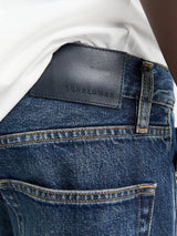 Sunflower - Loose Jeans in Dark Blue Worn