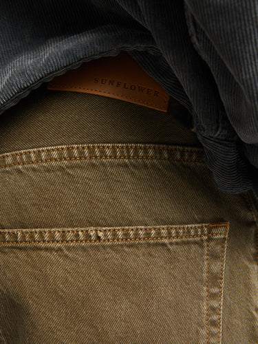 Sunflower - Wide Twist Jeans in Vintage Khaki