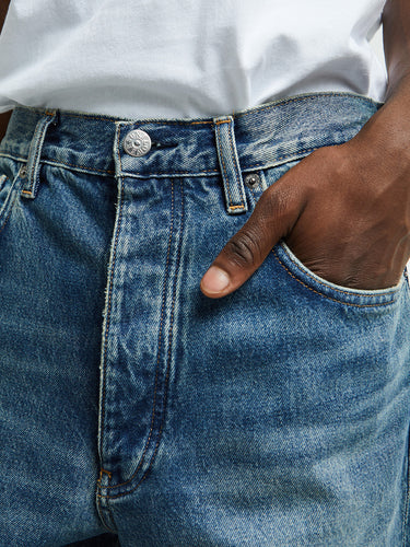 Sunflower - Wide Twist Jeans in Dark Blue Vintage
