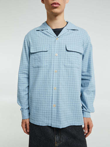 Sunflower - Pocket Shirt in Blue Check