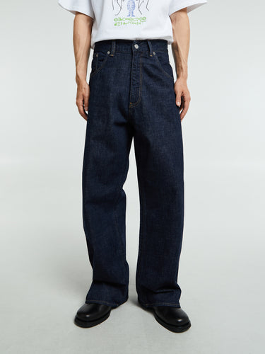 Sunflower - Super Wide Jeans in Simple Rinse Blue
