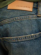 Sunflower - Wide Twist Jeans in Dirty Blue