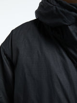 Sunflower - Waxed Parka Coat in Black