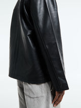 Sunflower - Coach Leather Jacket in Black
