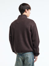 Sunflower - Wool Half Zip in Brown