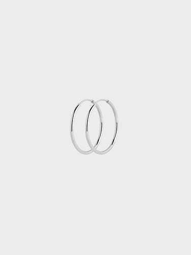 Maria Black - Senorita 20 Hoop Earrings in Silver