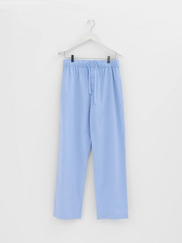 Tekla - Poplin Pyjamas Pants in Pin Stripes