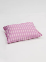 Tekla - Percale Pillow Sham in Mallow Pink Stripes