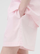 Tekla - Poplin Pyjamas Shorts in Soft Pink
