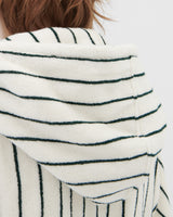 Tekla - Hooded Bathrobe in Racing Green