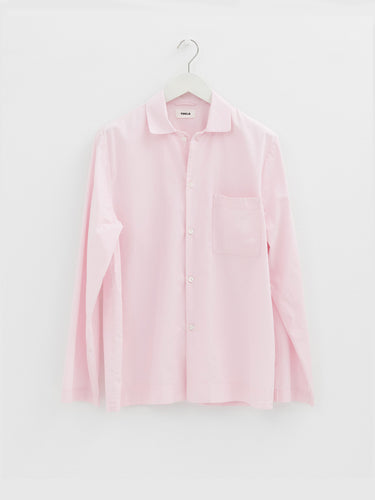 Tekla - Poplin Pyjamas Shirt in Soft Pink