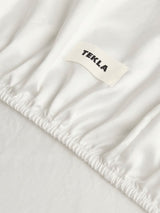 Tekla - Sateen Fitted Sheet in Cloud White