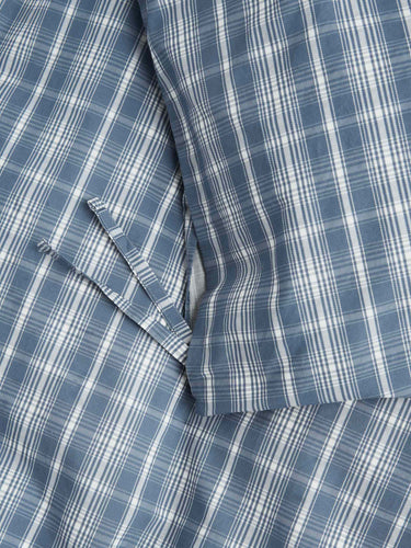 Tekla - Percale Duvet Cover In Douglas Checks