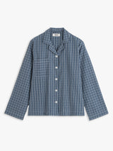 Tekla - Women's Long-Sleeved Shirt in Lanegan Checks