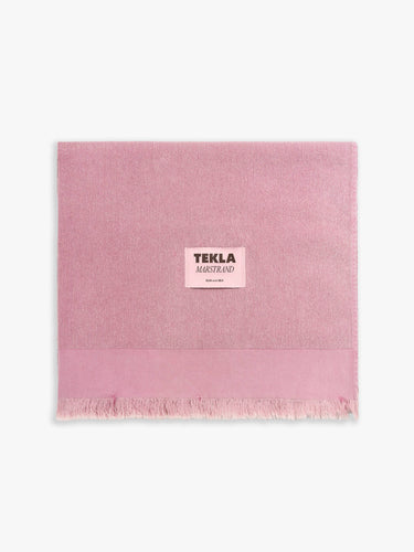 Tekla - Beach Towel in Sun Bleached Fuchsia