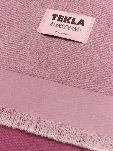 Tekla - Beach Towel in Sun Bleached Fuchsia