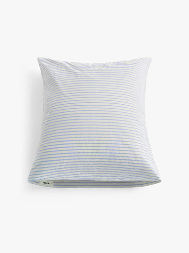 Tekla - Percale Pillow Sham in Flint Stripes