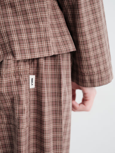 Tekla - Men's Pants in Serra Checks