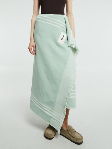 Tekla - Beach Towel in Pistachio