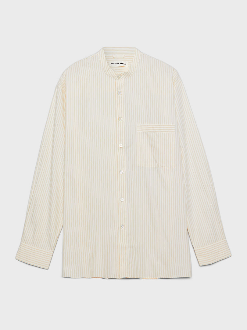 Birkenstock / Tekla - Sleeping Shirt in Wheat Stripes