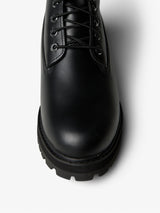 Timberland - Timberland Heritage 6 Inch Lace Up Waterproof Boot in Black Full Grain