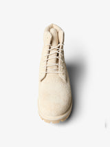 Timberland - Timberland Heritage 6 Inch Lace Up Waterproof Boot in Light Beige Suede