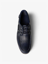 Timberland - Jacquemus x Timberland Authentic Boat Shoe in Navy Croc